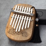 GECKO 8 Key Mini Kalimba With Tassel