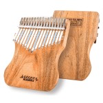 GECKO 17 Note Kalimba Solid Camphor wood | B Major